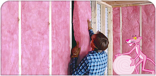 installation of insulation